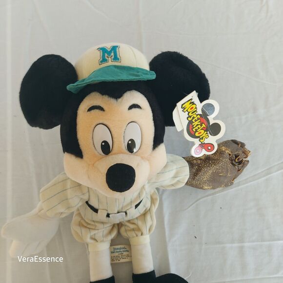 Vintage Disney Mickey Mouse Baseball Stuffed Doll - Picture 14 of 14